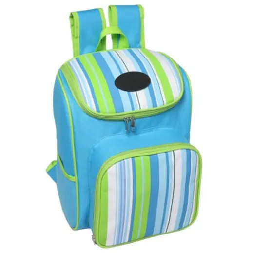 Striped Picnic Backpack
